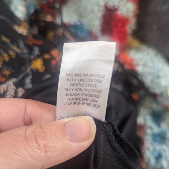 DR2 Button Shirt Midi Dress Black - Size XS - Picture 7 of 7